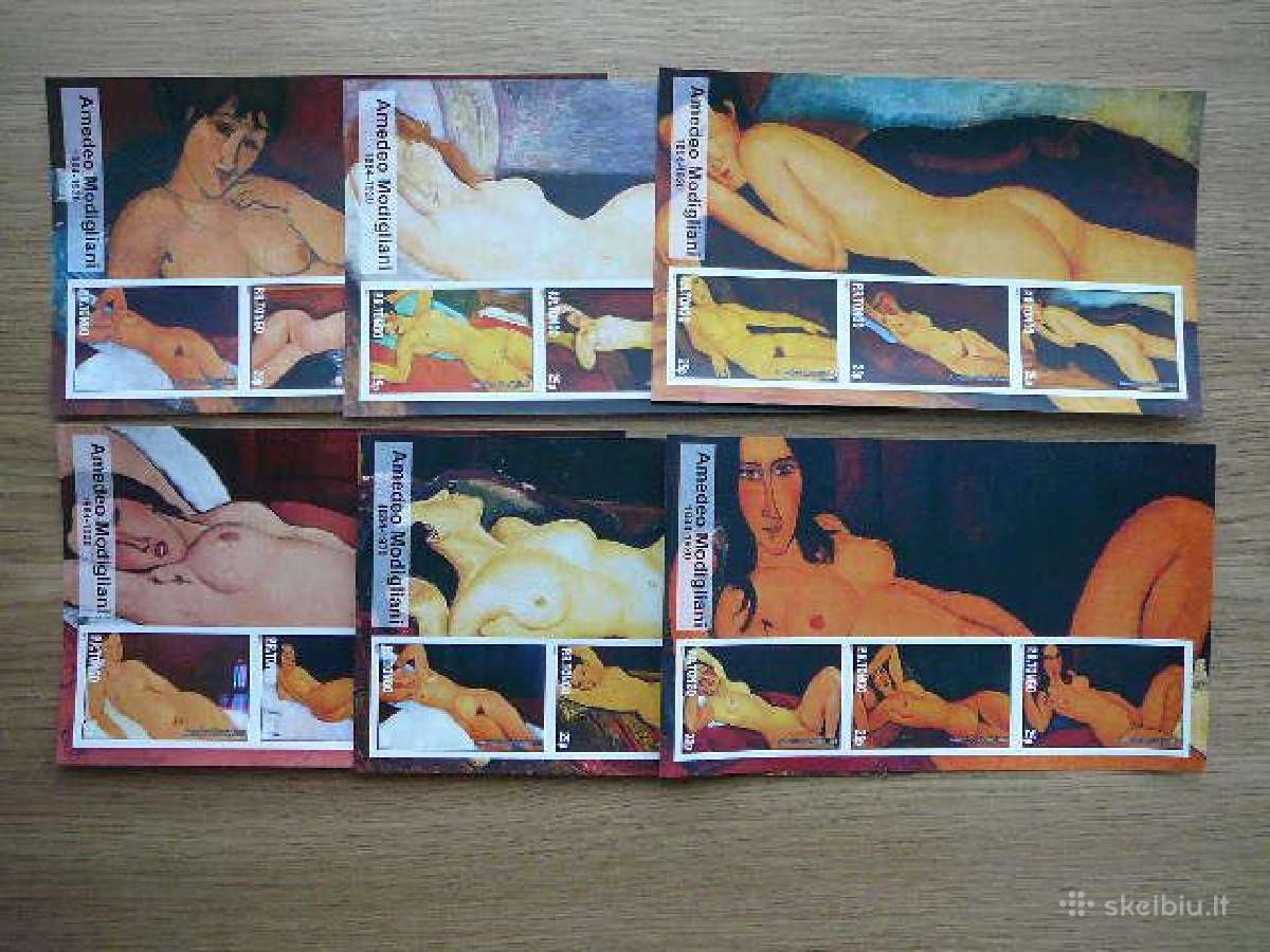 Daile A. Modigliani 2010 Mnh 6x Tng262