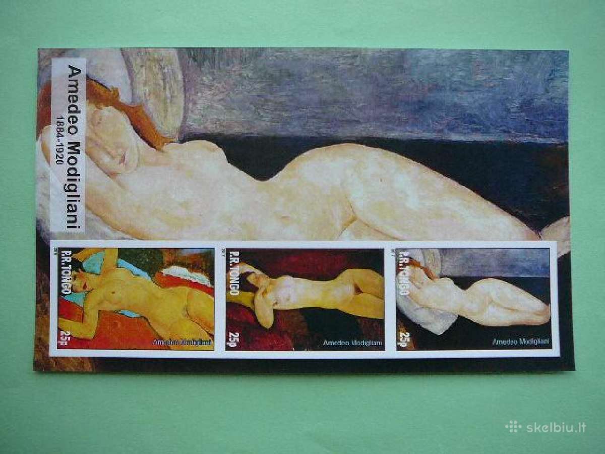 Daile A. Modigliani 2010 Mnh 6x Tng262 - nuotraukos Nr. 3