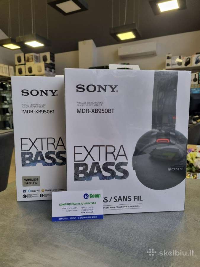 Belaidės ausinės Sony Mdr-xb950b1