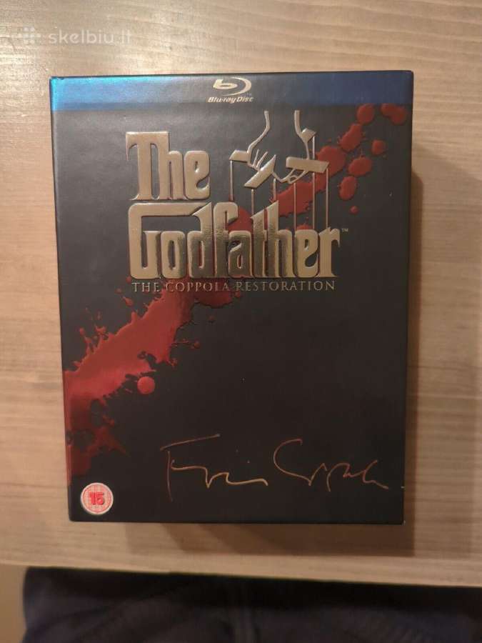 The Godfather 1-3 (3 Filmai + Bonus) Bluray - Skelbiu.lt