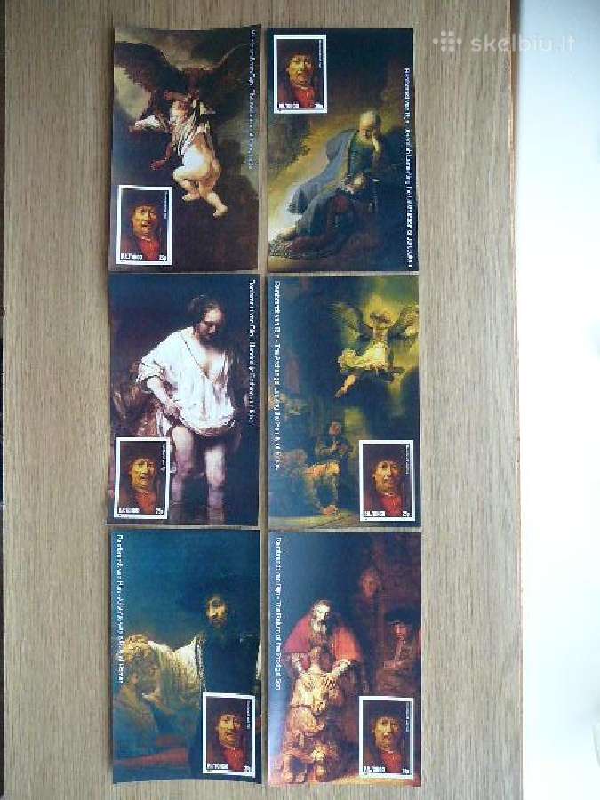 Daile Rembrantas 2010 21x Mnh Tng266 - nuotraukos Nr. 3
