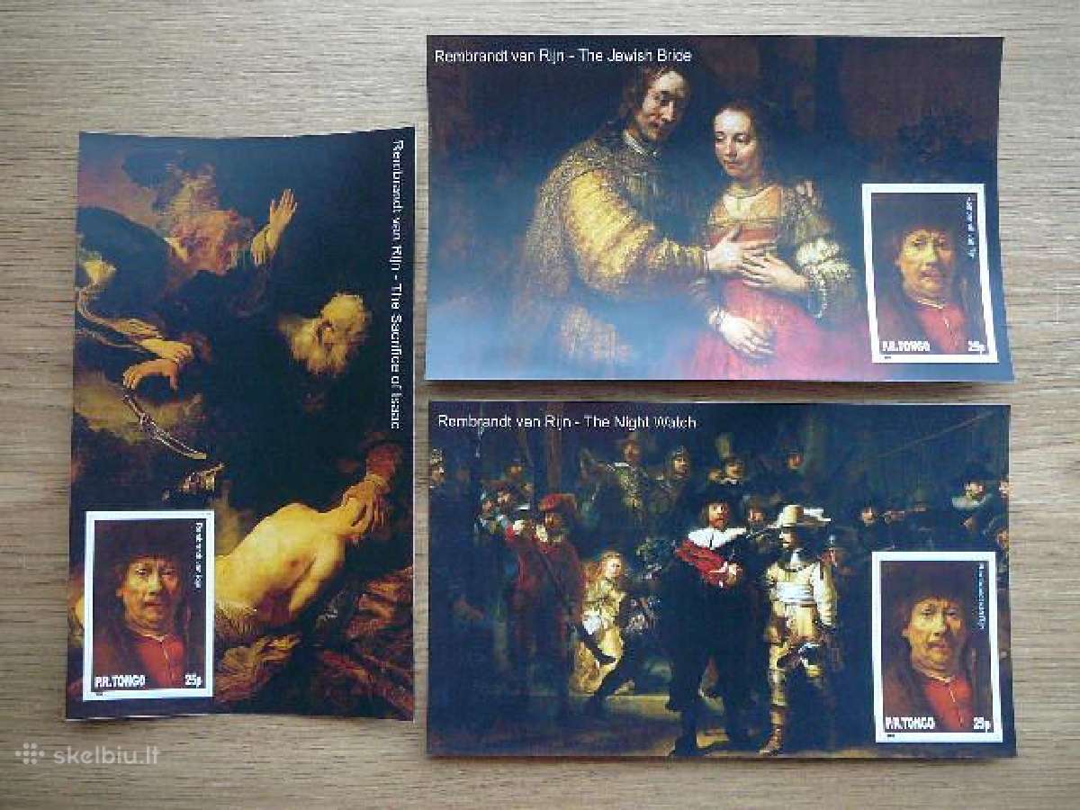 Daile Rembrantas 2010 21x Mnh Tng266 - nuotraukos Nr. 5
