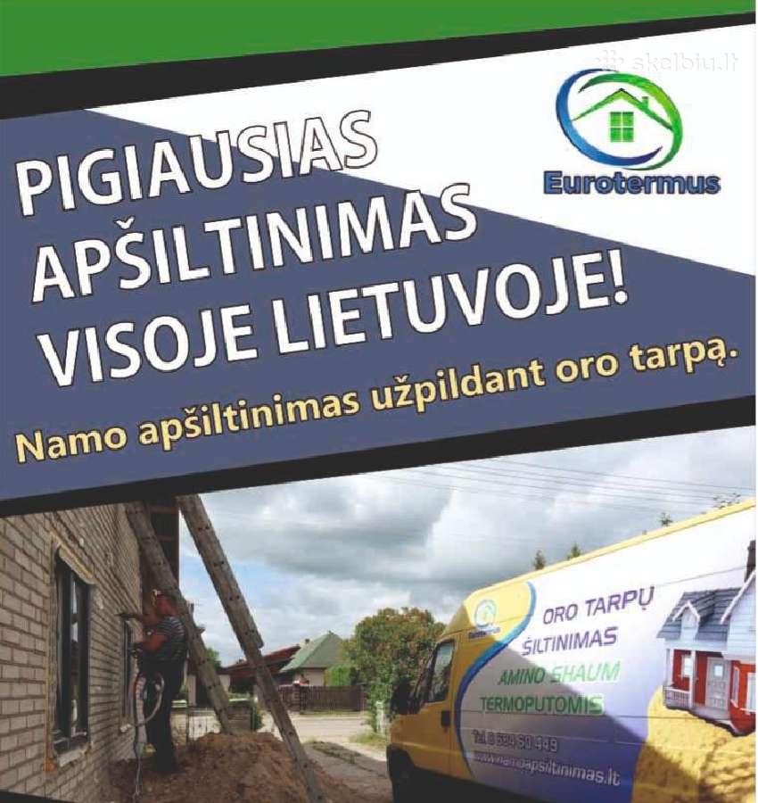 Sienų Oro tarpo siltinimas vokiska termo puta - nuotraukos Nr. 3