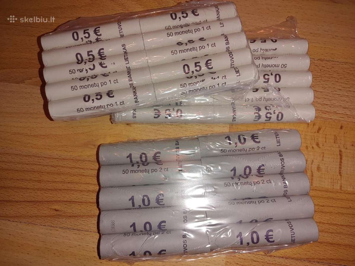 1 centas 2 centai 5 centai - ritinėliai ir blokai - nuotraukos Nr. 2