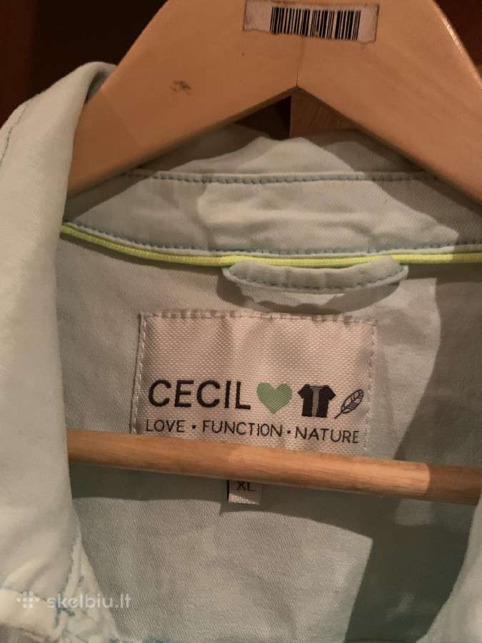 Švelniai mėtinis Cecil švarkelis - nuotraukos Nr. 3