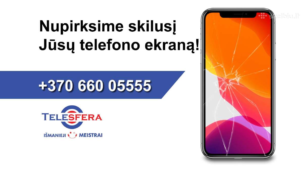 Superkame ekranus skilusiais stiklais!
