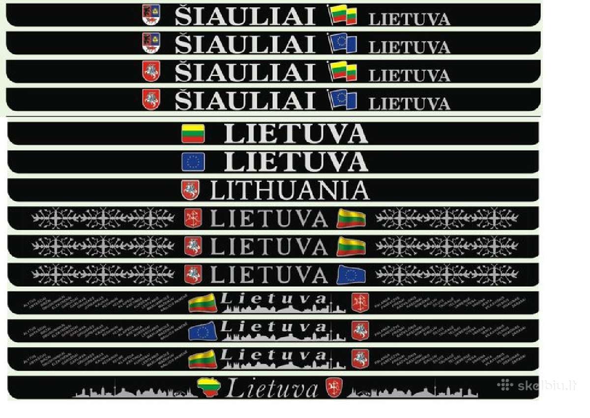 Valstybinio numerio rėmeliai - nuotraukos Nr. 5