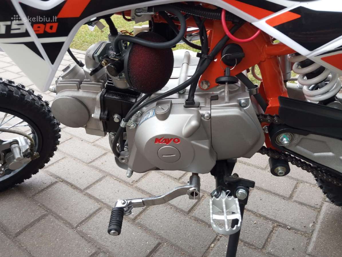 Vaikiškas krosinis motociklas Kayo Ts90 - nuotraukos Nr. 9