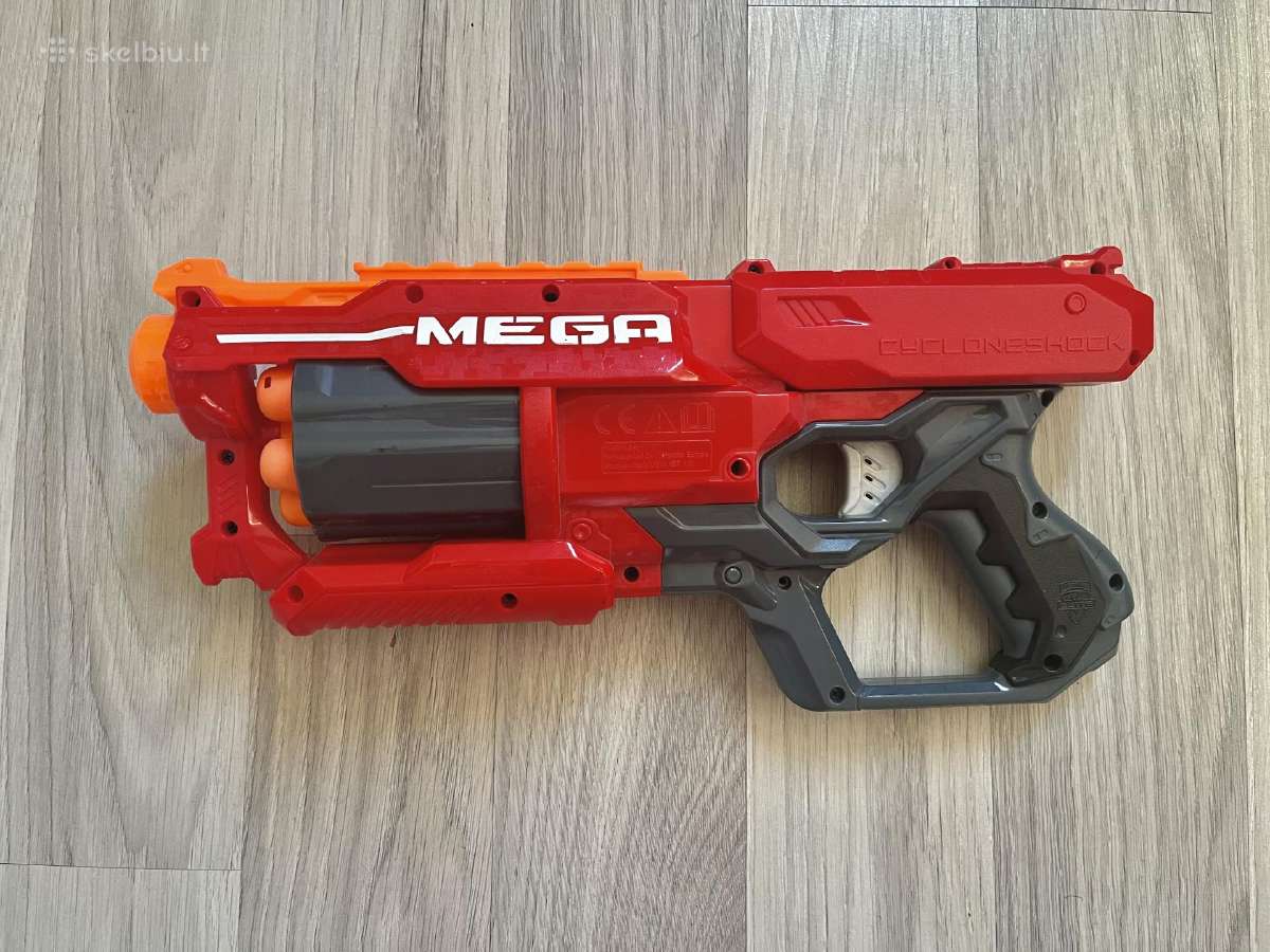 Raudonas Nerf šautuvas