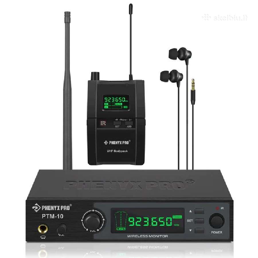 Ptm-10 Stereo Wireless In-ear Monitor System Nauja - nuotraukos Nr. 7