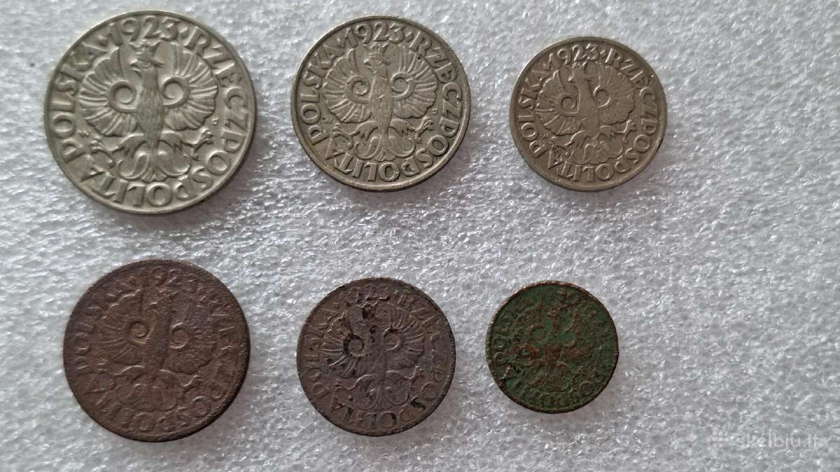 Lenkijos grošu rinkinys 1923-30m. - nuotraukos Nr. 4
