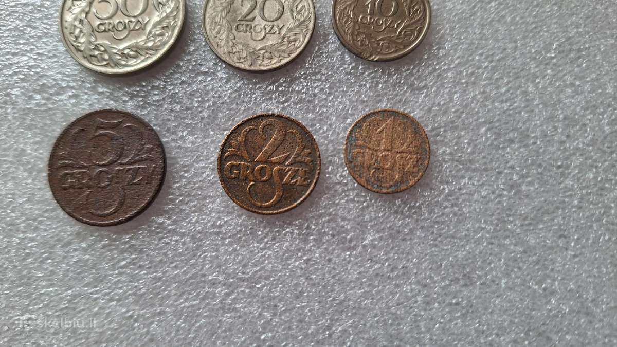 Lenkijos monetų rinkinys 1923-31-36m. - nuotraukos Nr. 8
