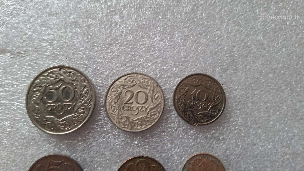 Lenkijos monetų rinkinys 1923-31-36m. - nuotraukos Nr. 10