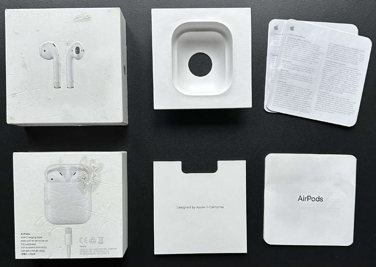 Apple Airpods (Tik Dėžutė) - nuotraukos Nr. 2
