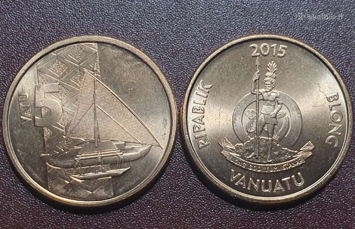 Vanuatu 5 Vatu, 2015 Uc1