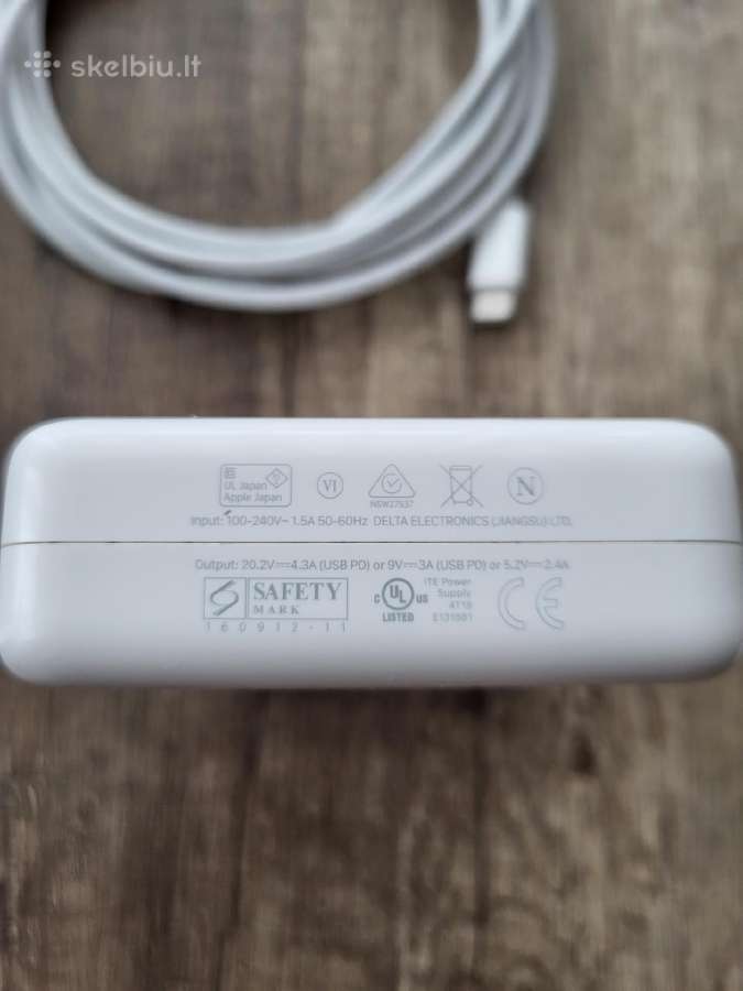 MacBook Usb-c įkroviklis 87w A1719 - nuotraukos Nr. 5