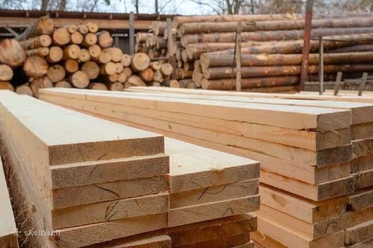 Parduodama statybinė mediena