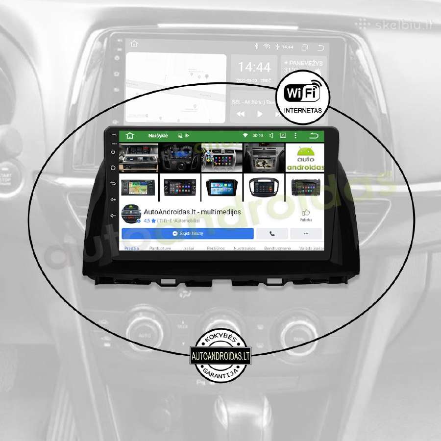 Mazda Cx5 2012-17 Android multimedia GPS/WiFi/waze - nuotraukos Nr. 3