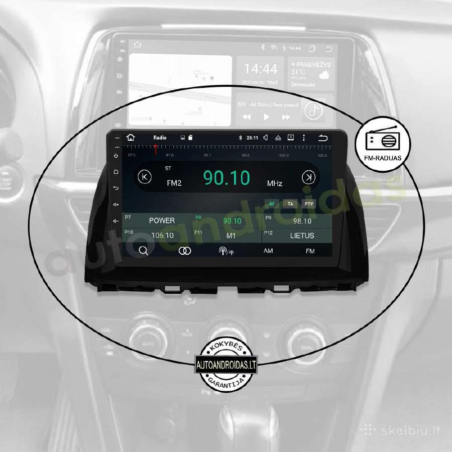 Mazda Cx5 2012-17 Android multimedia GPS/WiFi/waze - nuotraukos Nr. 4
