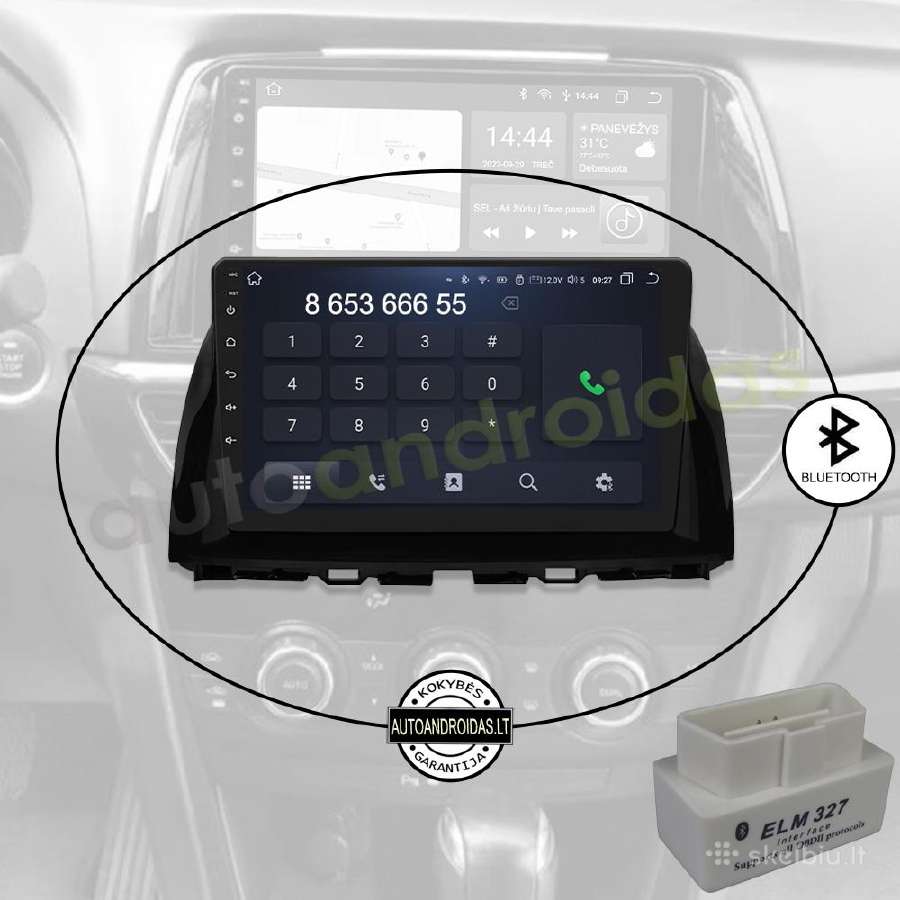 Mazda Cx5 2012-17 Android multimedia GPS/WiFi/waze - nuotraukos Nr. 5