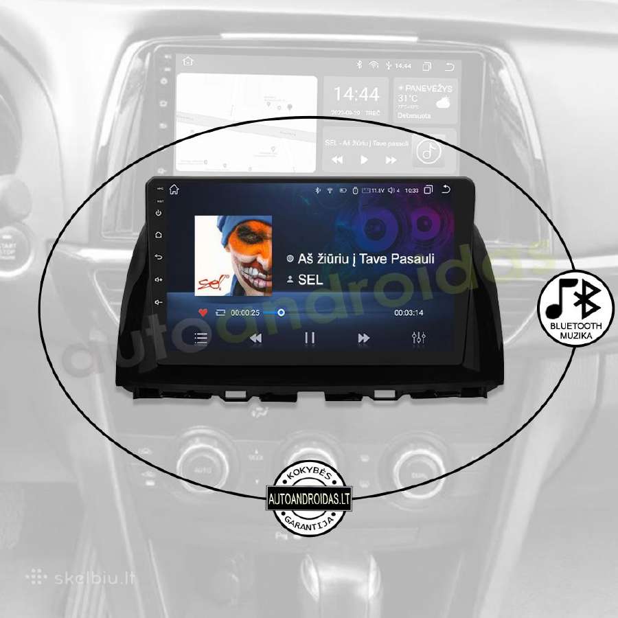 Mazda Cx5 2012-17 Android multimedia GPS/WiFi/waze - nuotraukos Nr. 6