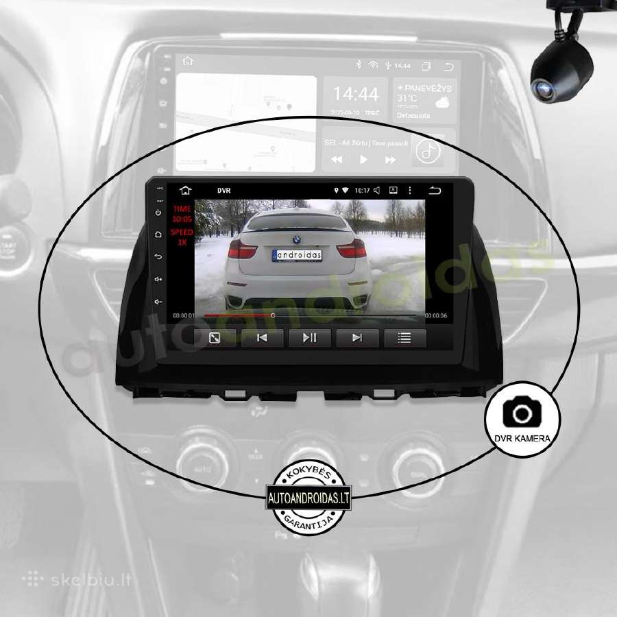 Mazda Cx5 2012-17 Android multimedia GPS/WiFi/waze - nuotraukos Nr. 8