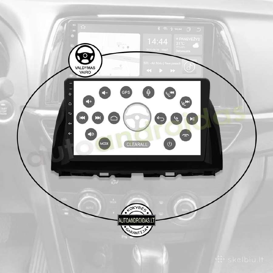Mazda Cx5 2012-17 Android multimedia GPS/WiFi/waze - nuotraukos Nr. 12