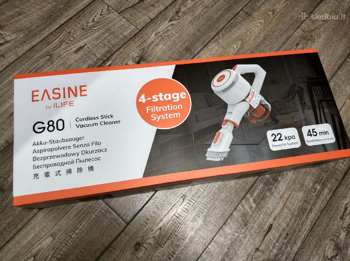 Easine Ilife G80 Belaidis Dulkių siurblys šluota