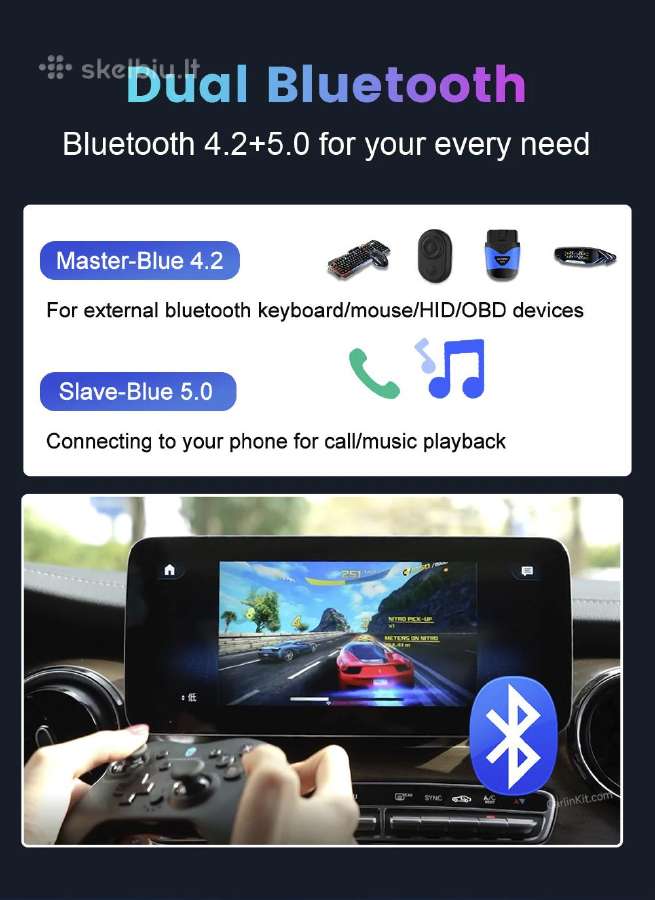 Bevielis adapteris Carlinkit Ai Box Wired Carplay - nuotraukos Nr. 6