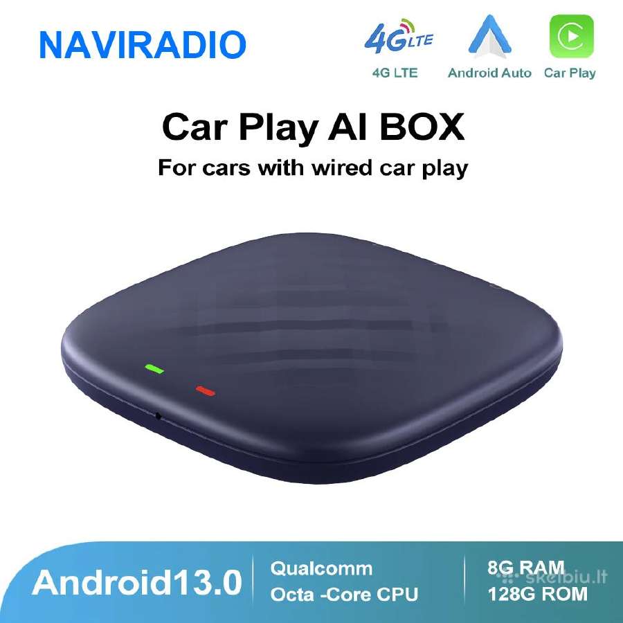 Bevielis adapteris Carlinkit Ai Box Wired Carplay - nuotraukos Nr. 14