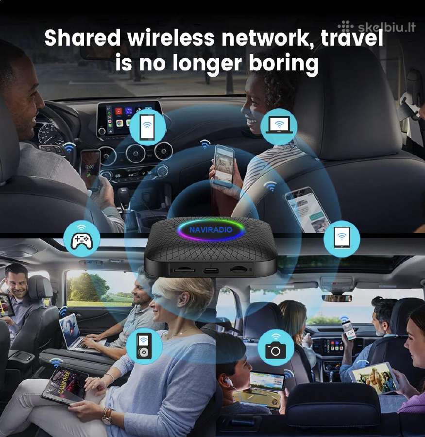 Bevielis adapteris Carlinkit Ai Box Wired Carplay - nuotraukos Nr. 20