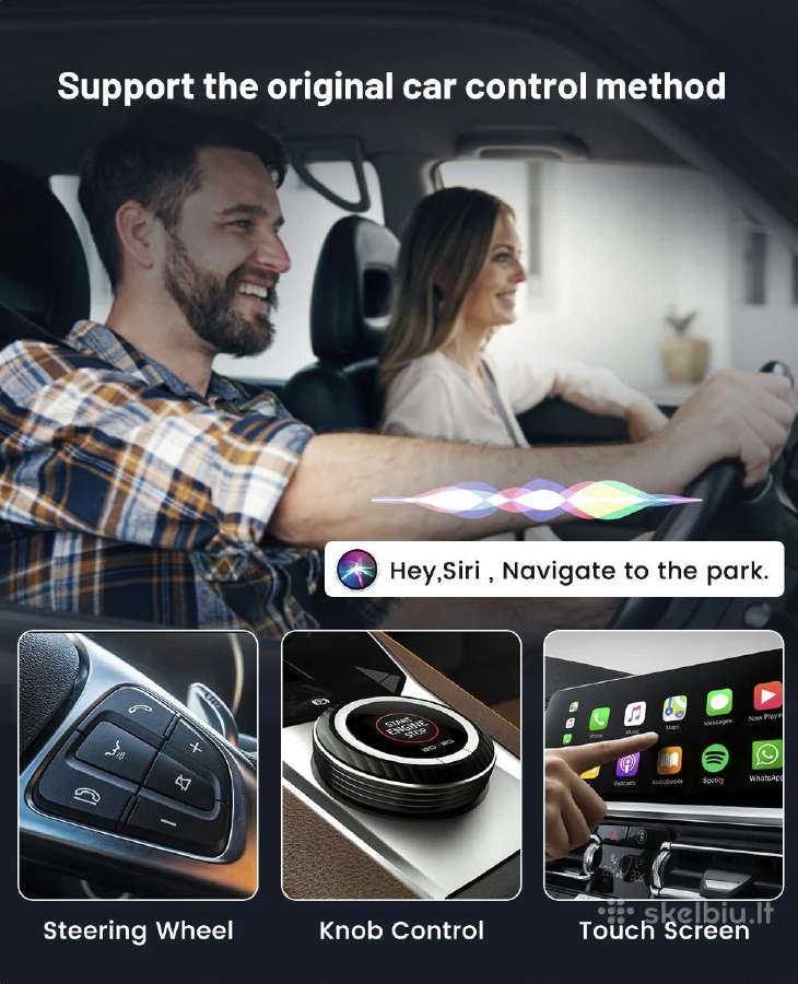 Bevielis adapteris Carlinkit Ai Box Wired Carplay - nuotraukos Nr. 25