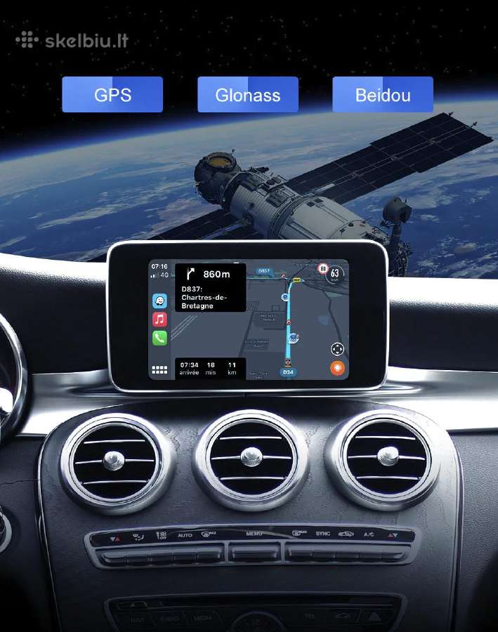 Bevielis adapteris Carlinkit Ai Box Wired Carplay - nuotraukos Nr. 27