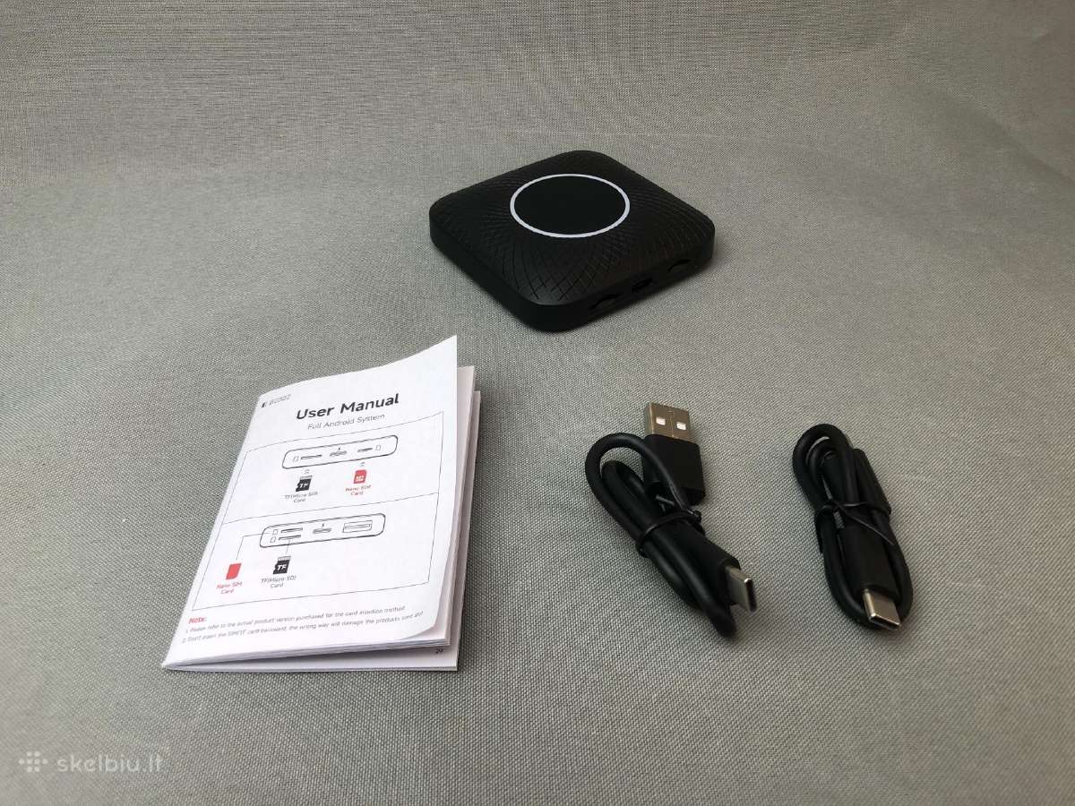 Bevielis adapteris Carlinkit Ai Box Wired Carplay - nuotraukos Nr. 15