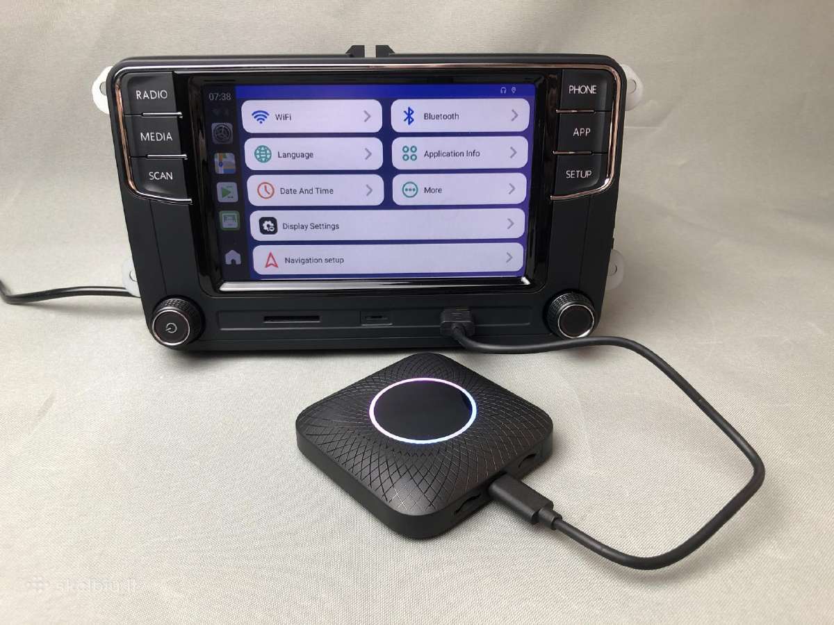 Bevielis adapteris Carlinkit Ai Box Wired Carplay - nuotraukos Nr. 9