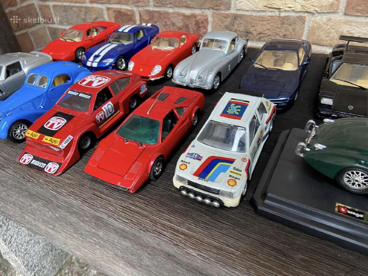 1:24 modeliukai Mercedes Ferrari Jaguar Renault - nuotraukos Nr. 14