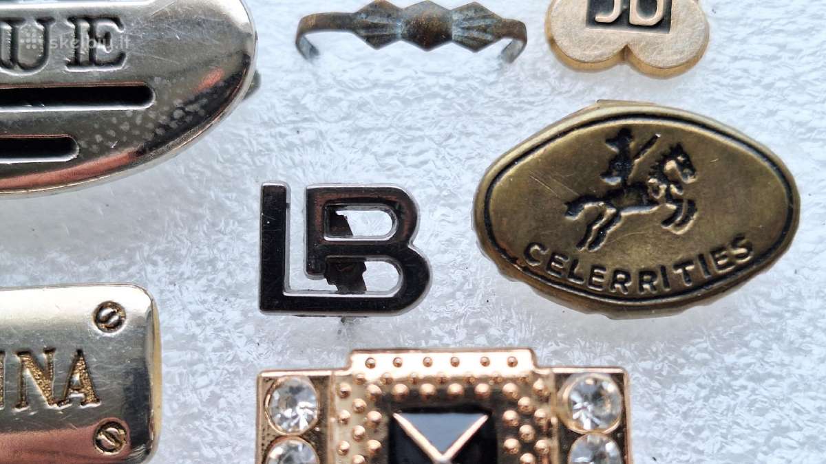 Metaliniai logotipai 7vnt.2€ - nuotraukos Nr. 5