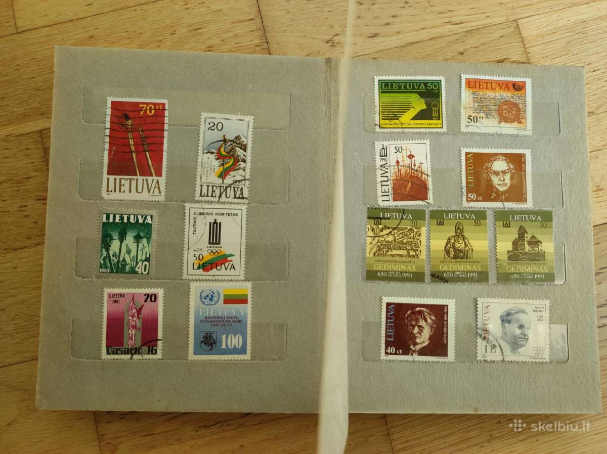 Lietuviškų pašto ženklų albumelis - nuotraukos Nr. 4