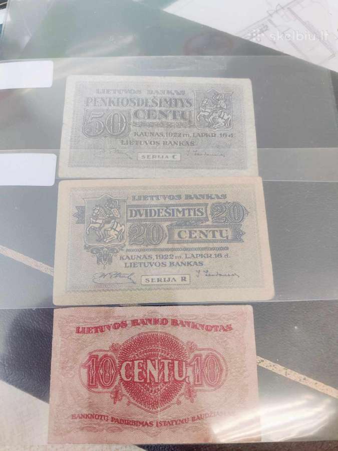 Ieškau senesnių Lietuviškų banknotų