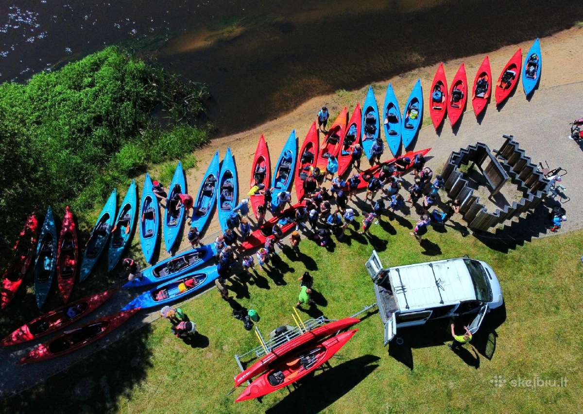 Baidarių, Kanoju, Plaustu nuoma