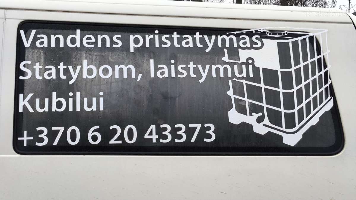 Vanduo statybom,nuo 50€, laistimui kubinem bačkom - nuotraukos Nr. 7