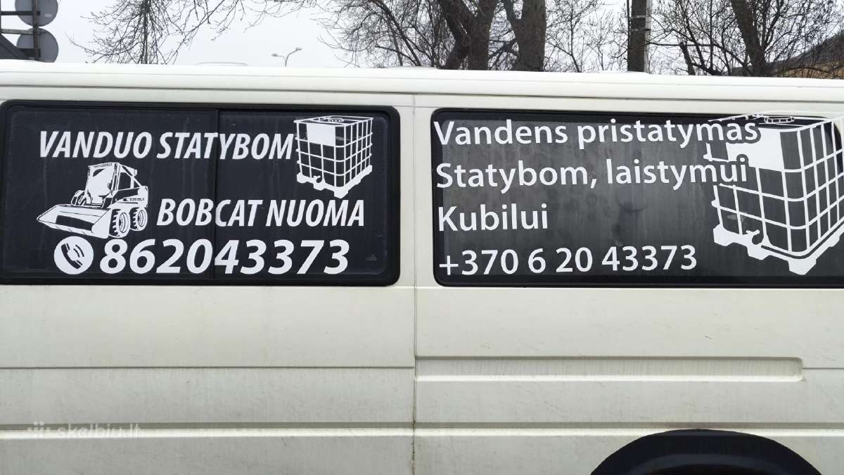 Vanduo statybom,nuo 50€, laistimui kubinem bačkom - nuotraukos Nr. 2