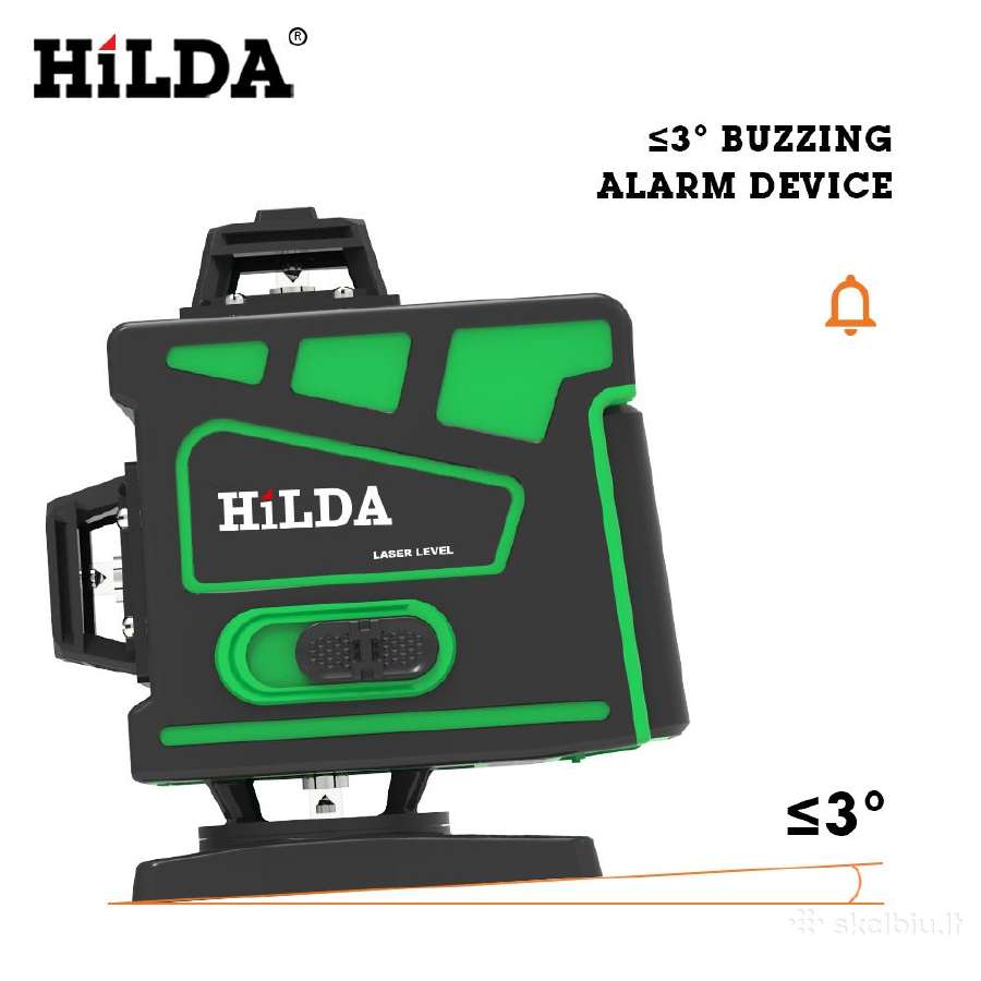 Lazerinis nivelyras Hilda 4d 16 su stovu - nuotraukos Nr. 5