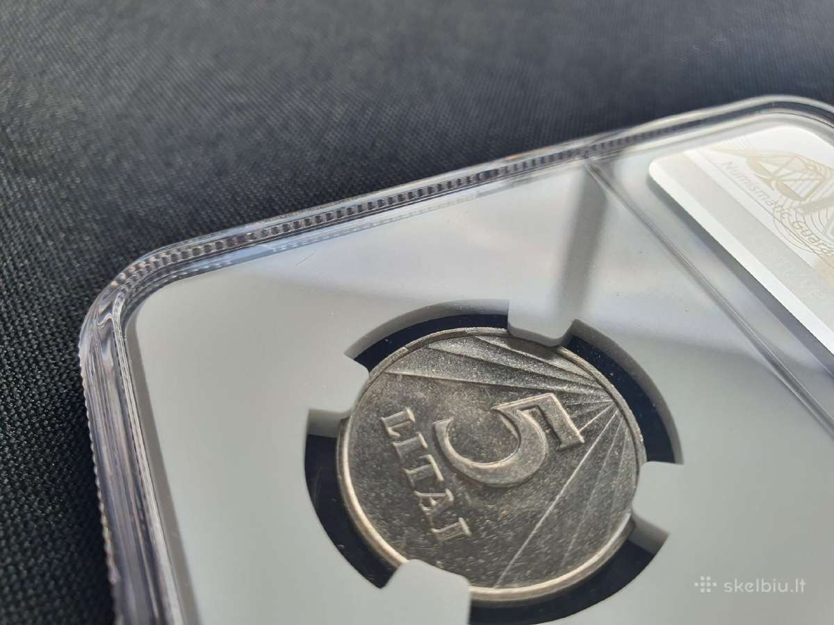 Lietuva 1991 1998 5 litai Error / su klaida Ngc - nuotraukos Nr. 6