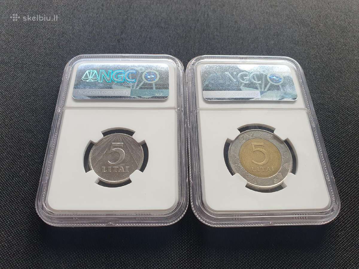 Lietuva 1991 metų monetos Ngc - nuotraukos Nr. 3