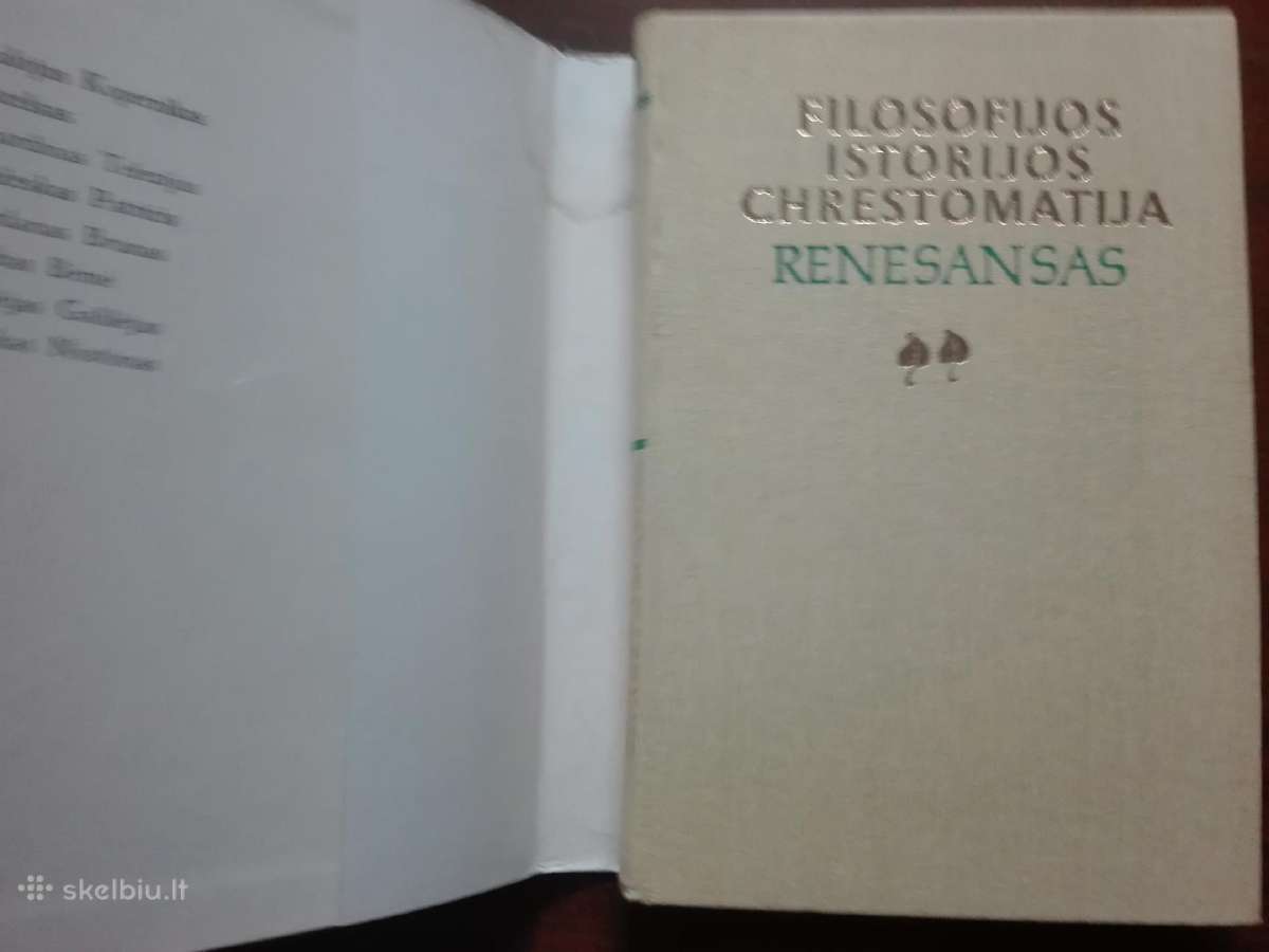 126. Filosofijos Istorijos Chrestomatija Renesansa - nuotraukos Nr. 4