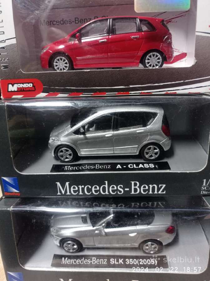 Mercedes slk, A ir B klasė 1:43