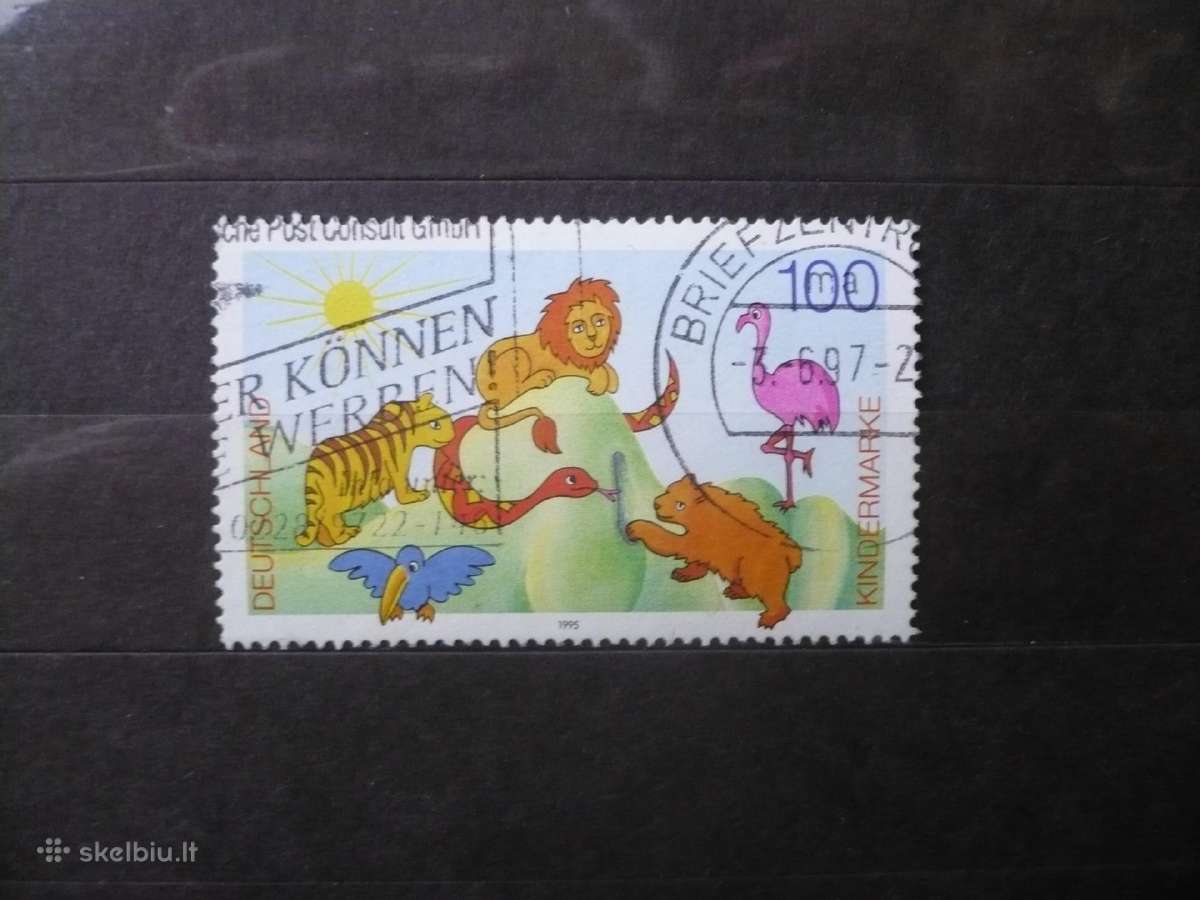 1995 m. vaikų pašto ženklai