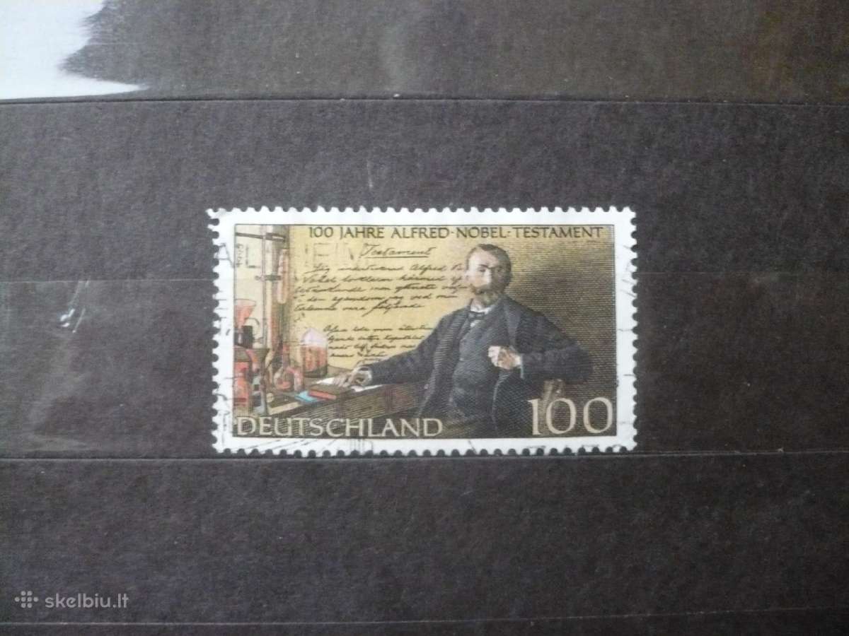 1995 100-osios Alfredo Nobelio testamento metinės