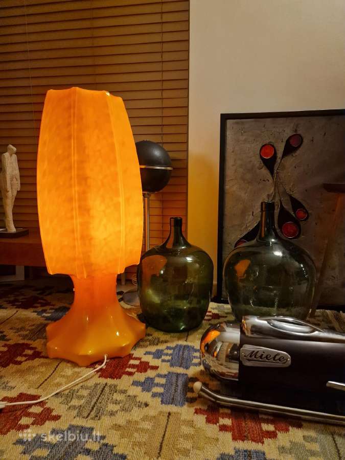 Vintažinė mid century Space Age st.interjero lempa - nuotraukos Nr. 3